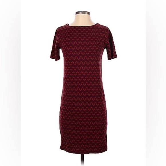 Joe  Fresh Chevron/Herringbone Colour Block Dress - Picture 1 of 7